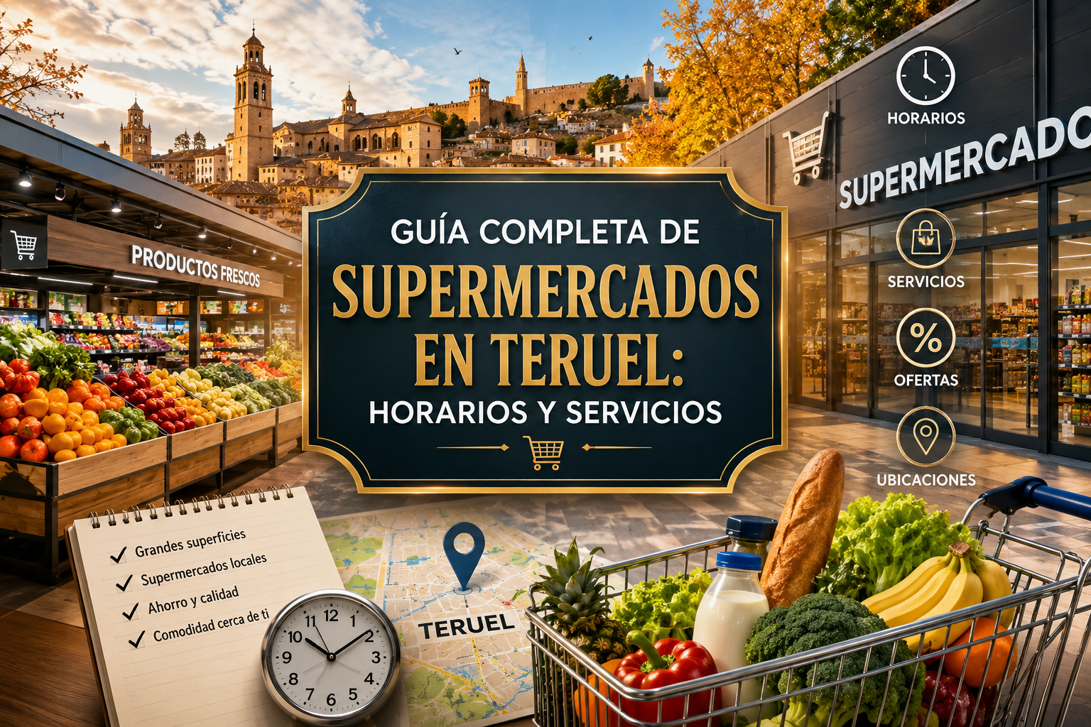 Supermercados en Teruel: Guía de Horarios, Ubicaciones y Servicios