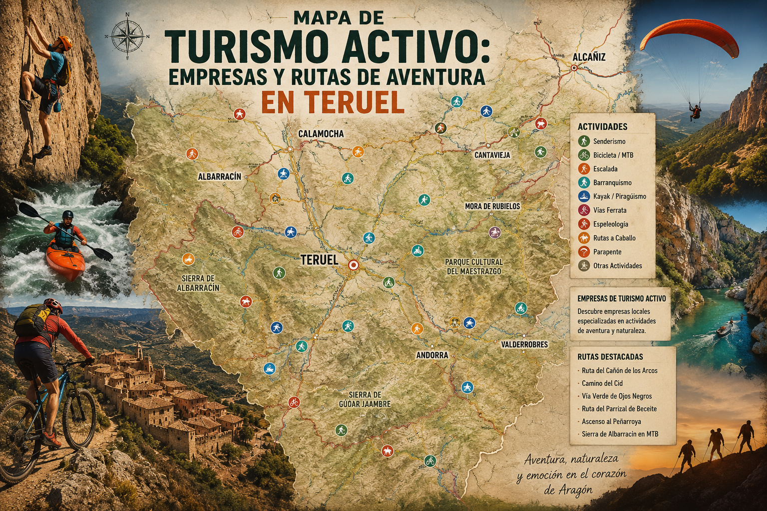 Turismo Activo en Aragón: Guía de Aventura en Teruel